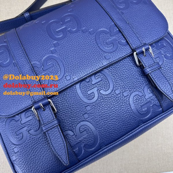 Jumbo Gucci Inspired GG 1:1 Mirror Messenger 760234 Blue Bag