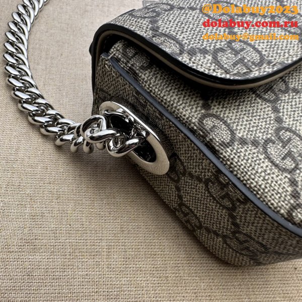 Petite GG Chain 1:1 Mirror 760194 Replicas Gucci Handbags