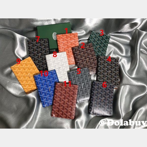 Top Quality Goyard Multi-Color Passport Best Wallet