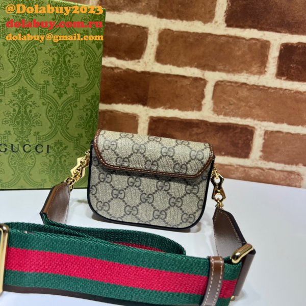 China Gucci High-end Replica 699760 Horsebit 1955 Strap Wallet