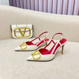 Valentino 1:1 Mirror Slingback Garavani Vlogo Pumps Fake Shoes