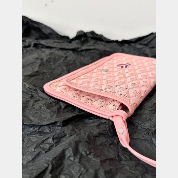 Goyard Wholesale Plumet Pocket Wallet Knockoff Pink Bag