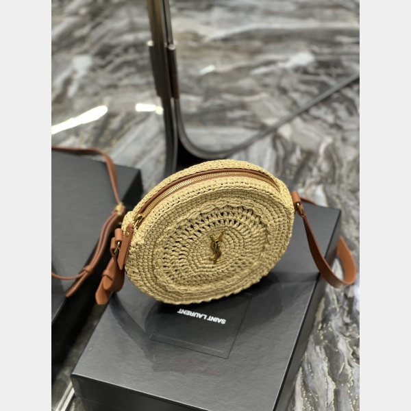 Buy Wholesale China YSL 685601 Beach Straw Woven Knockoff Bag