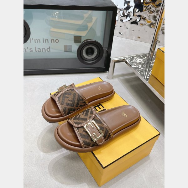 Cheap Fendi Reflections Knockoff Sandals Shoes On Sale