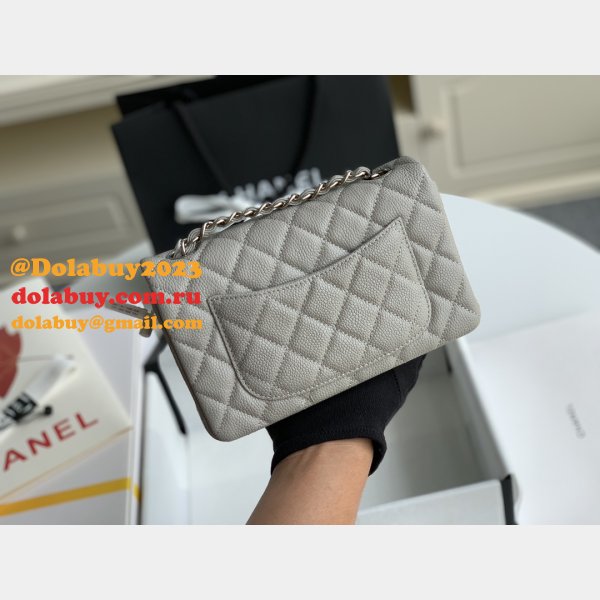 Best Chane Fake Caviar Calfskin Classic Flap Bag 1116 20CM