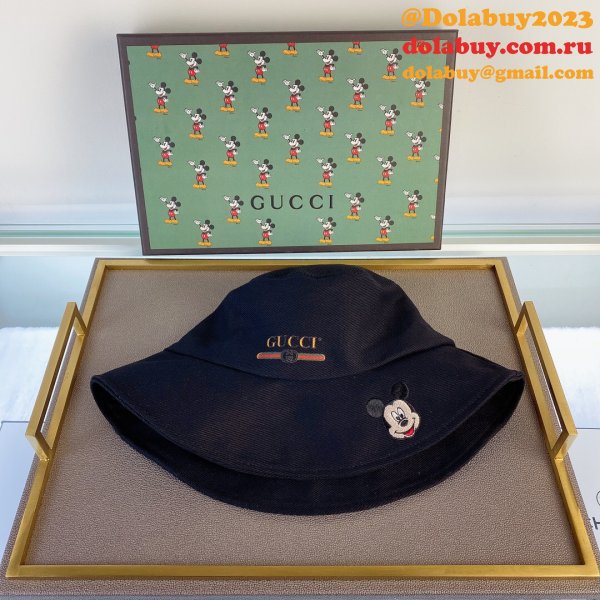 Cheap Gucci Mickey fisherman hat