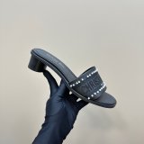 Fashion Dior Dway Heeled Slide