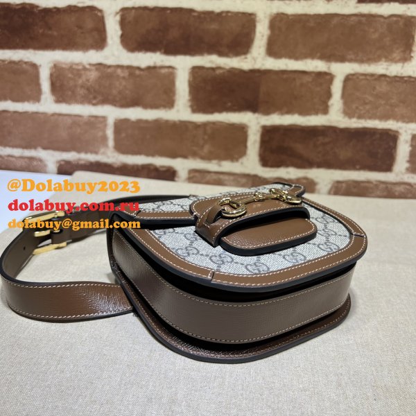 Gucci Duplicate Horsebit 1955 Rounded Belt 760198 High Quality Bag