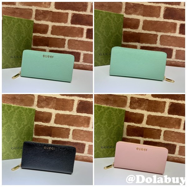 Zip Around Wallet 1:1 Mirror Gucci Script 772642 Perfect Bag