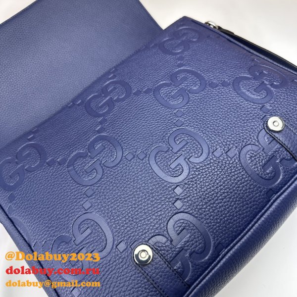 Jumbo Gucci Inspired GG 1:1 Mirror Messenger 760234 Blue Bag