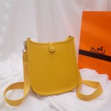 Hermes Evelyne Yellow Messenger Medium Bag replica