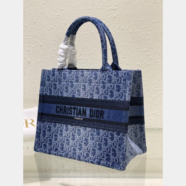 Luxury Dior Book Tote denim 2024 new bag