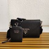 Saffiano Prada 1BP020 Luxury Envelope Replica High Quality Bag