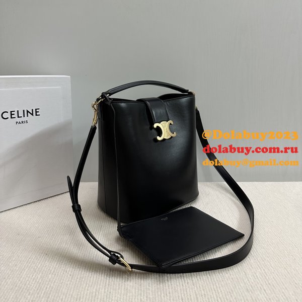 7 Star Celine Triomphe Louise Bucket Bag 116613