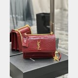 Designer YSL SUNSET BAG 22CM 422906 CROCO