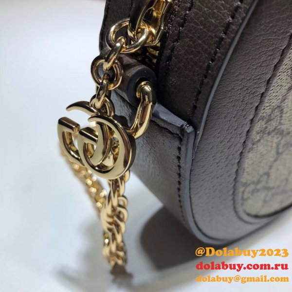 Best Gucci High Quality Ophidia mini round shoulder 550618 bag