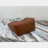 Small Celine Brown Cabas Phantom in soft grained calfskin