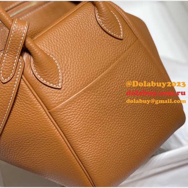 Replica Brown Hermes Lindy 26cm Bags Sale Outlet Online