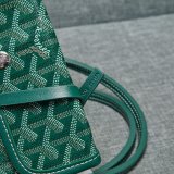 UK Goyard Classic Chevron St. Louis PM Totes Green Bags