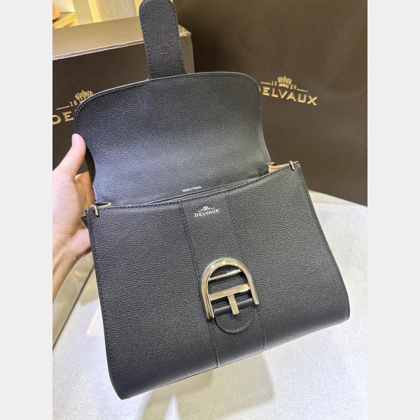 High Quality Black 99125066 Brillant RodéoCalf Delvaux Replica Bag