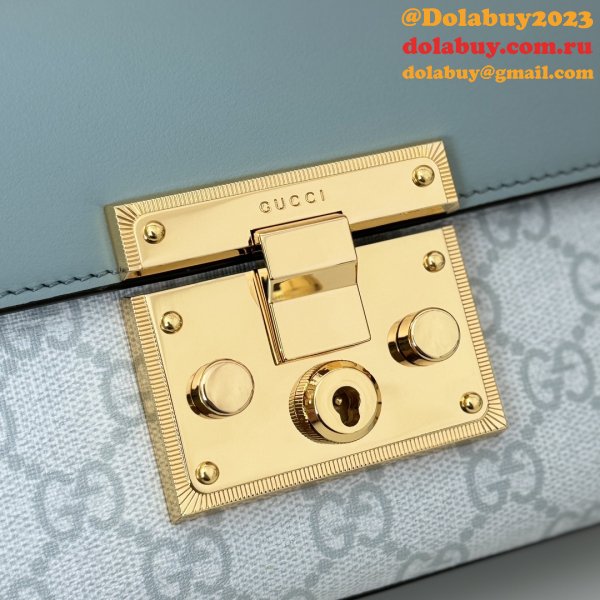 Luxury Padlock Gucci Copy GG Shoulder 409487 Bag