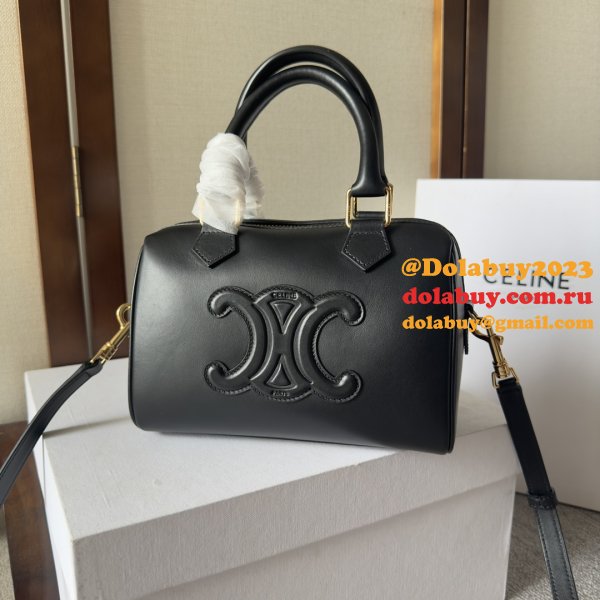 Luxury Celine 197582 Triomphe Small Boston Bag