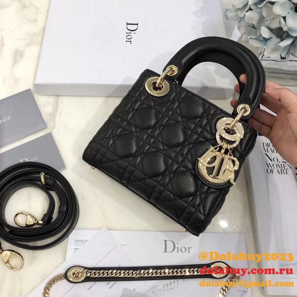 AAA+ Christian Lady Dior Handbags Online Purchase MINI 17CM