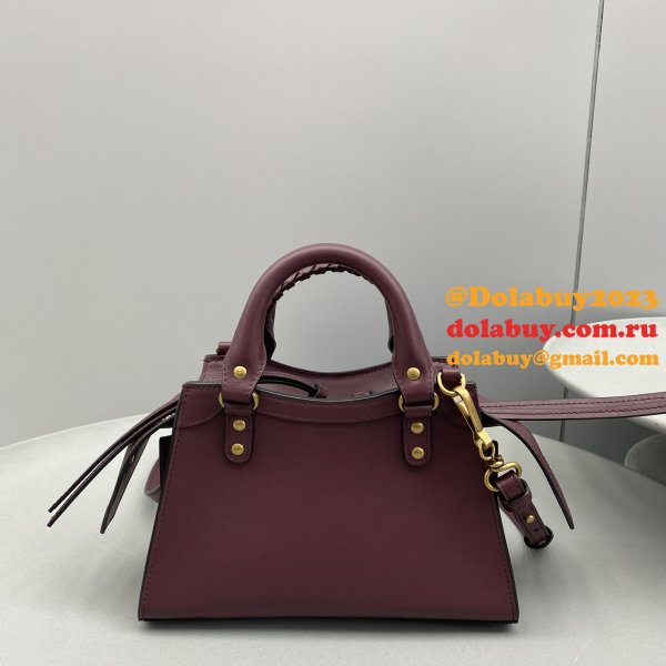 Replica balenciaga cuag plain weave wine red