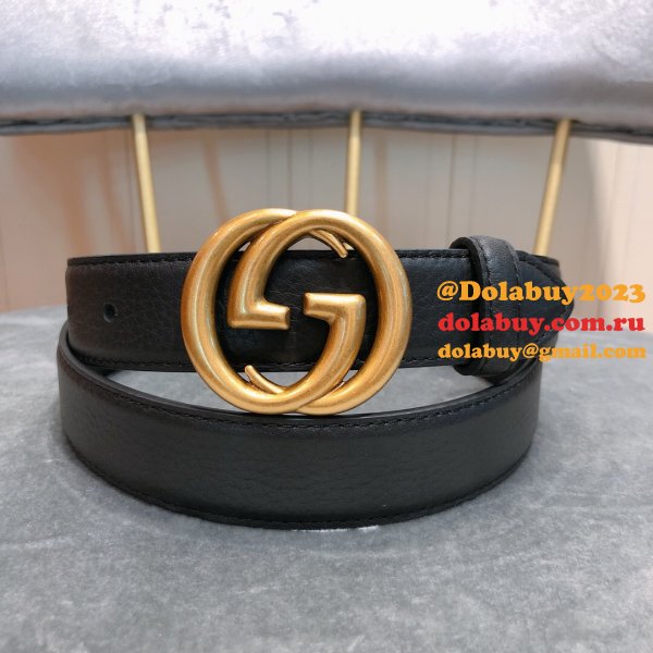 Gucci Belt With Double G Buckle 20mm,30mm,40mm Black Luxury