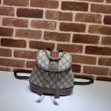 Ophidia Gucci Backpack Ebony Supreme #795221 Replica Handbag