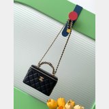 Replica AP4168 Vanity Clutch With Chain Shiny 1:1 Mirror Bag