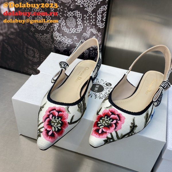 Replica Christian Dior J'ADIOR 2023 Macrame Shoes