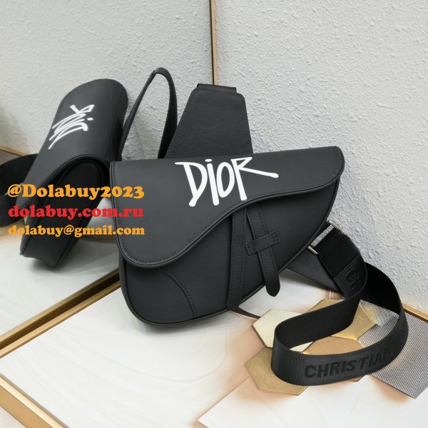 Wholesale CHRISTIAN DIOR saddle homme men bag