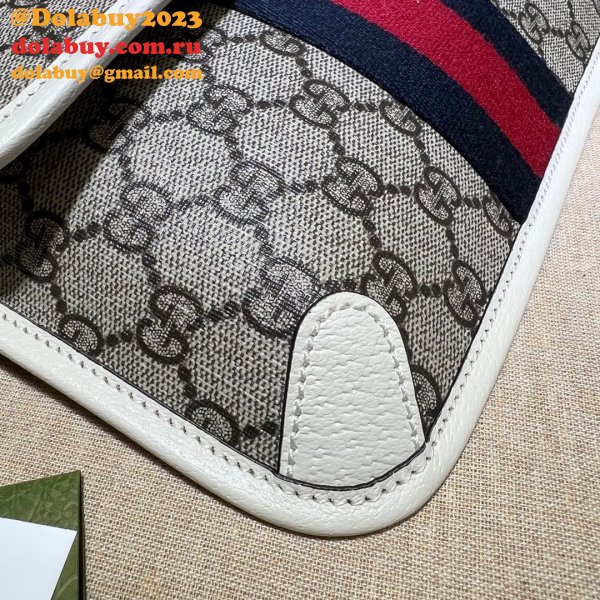 Best Quality Gucci Replica Ophidia belt bag 674081 GG supreme canvas