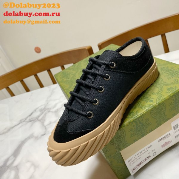 Perfect Dolabuy 1:1 Mirror Replica Gucci GG Canvas Shoes