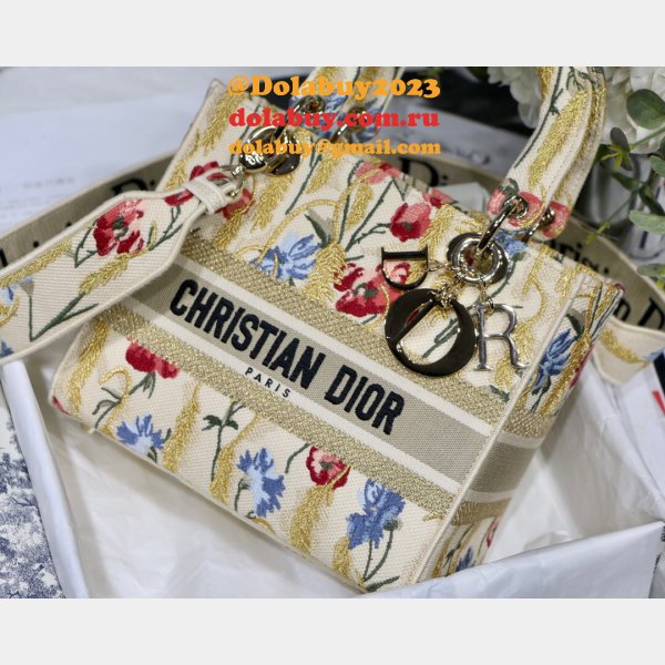 High Quality lady dior 24cm Christian bag replica sale online