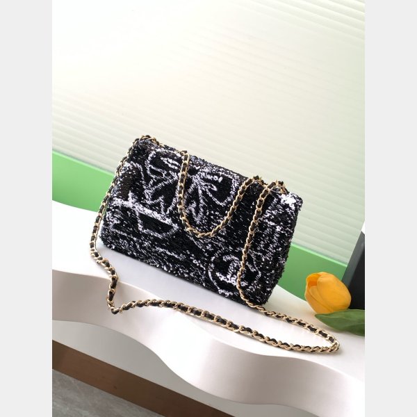 Perfect AAA+ Top Quality AS4561/AS4418 Flap Sequins Bag