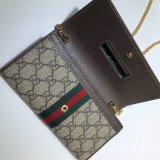 Replica Ophidia GG chain wallet 546592