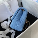 Best Replica AS1786/AS1787 light/deep Blue color Denim Handbags 2022