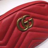 Best 476434 Gucci GG Marmont matelassé leather belt bag