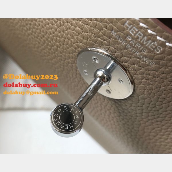 Replica Grey Hermes Lindy 26cm Bags Sale Outlet Online