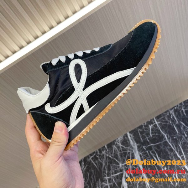 Wholesale Designer Loewe Flow Runner In Nylon And Suede