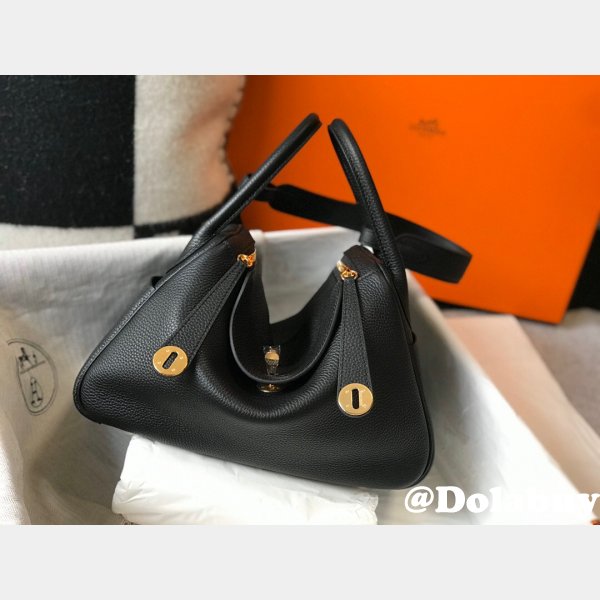 Replica Hermes Lindy 26cm Black Bags Sale Outlet Online