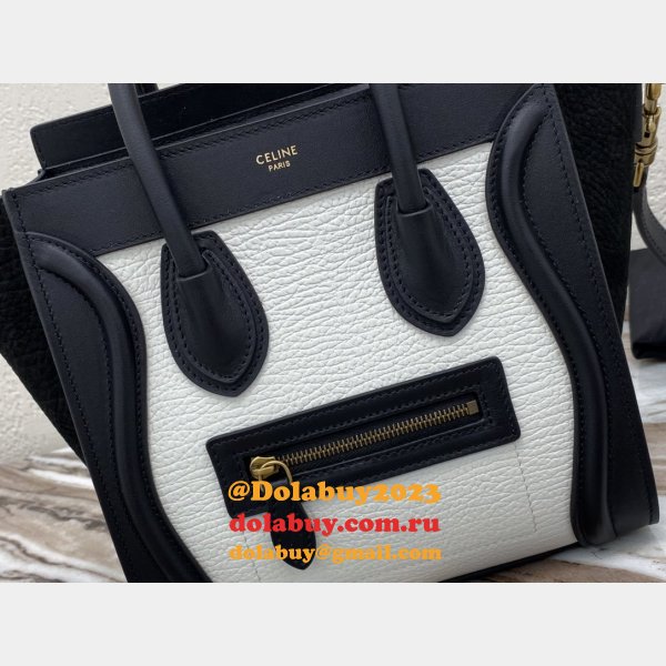 Cheap Replica Designer Luggage white/black Handbags