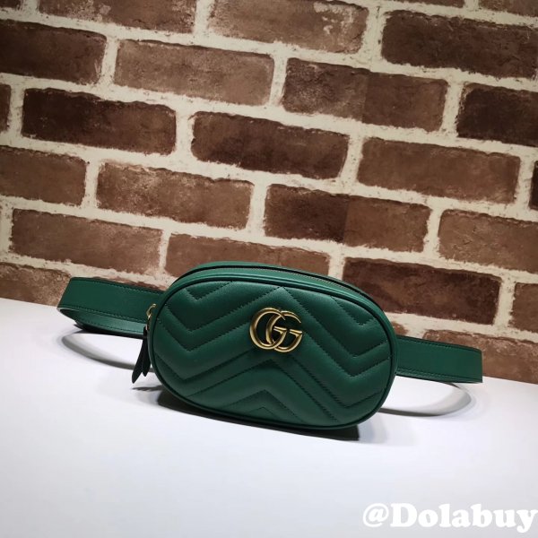 Best 476434 Gucci GG Marmont matelassé leather belt bag