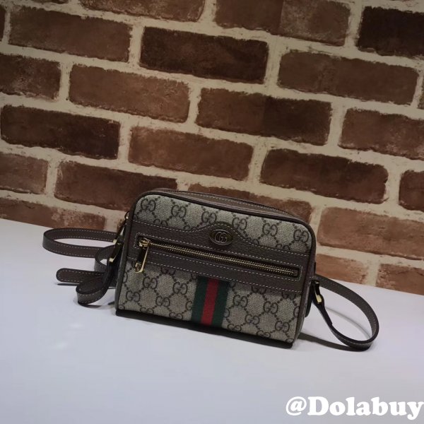 Knockoff Gucci Suede Ophidia Mini 517350 Bag