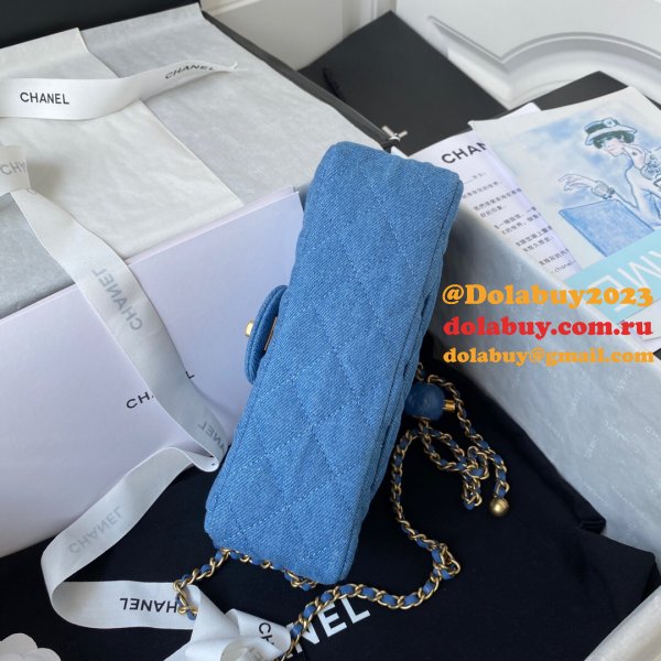 Designer Replica 20/17CM AS1787 Blue Bags Shop Replicas Store