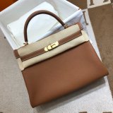 Hermes Kelly 32cm Togo leather Camel