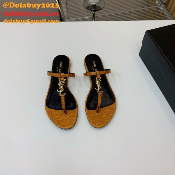 Top Quality YSL Saint Laurent Cassandra Sandals Heels Shoes