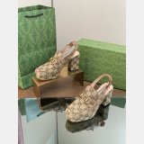 Lady Horsebit GG Gucci Replicas Slingback Pumps Shoes